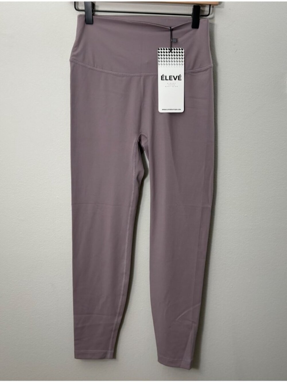 NEW ELV Active Eleve Lilac High-Rise Buttery Soft Leggings Stretchy Yoga XL